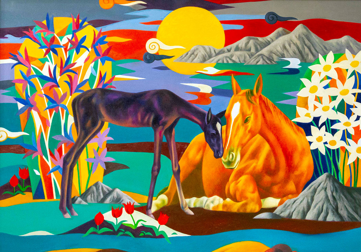 Главный герой выставки – ахалтекинский конь